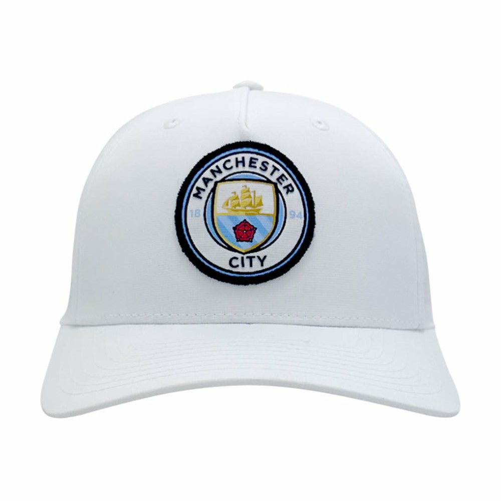 Manchester City 1863FC Mono Badge High Point Adjustable Hat - White online