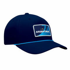 Argentina National Team 1863FC Color Badge Caddy Adjustable Hat - Navy for sale