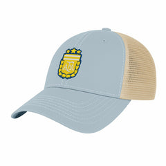 Argentina National Team 1863FC Color Badge Offroad Adjustable Trucker Hat - Light Blue cheap