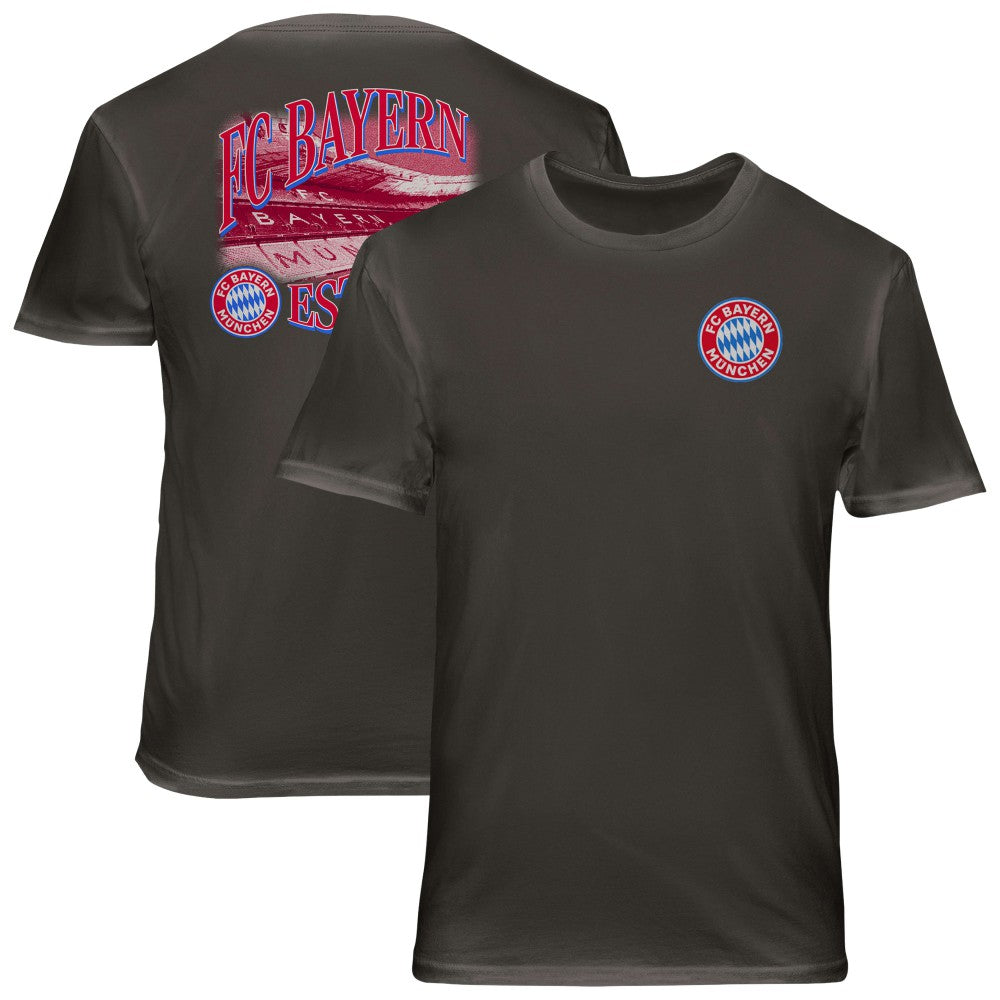 Bayern Munich 1863FC Duo-Tone Stadium Soft Wash T-Shirt - Gray for sale