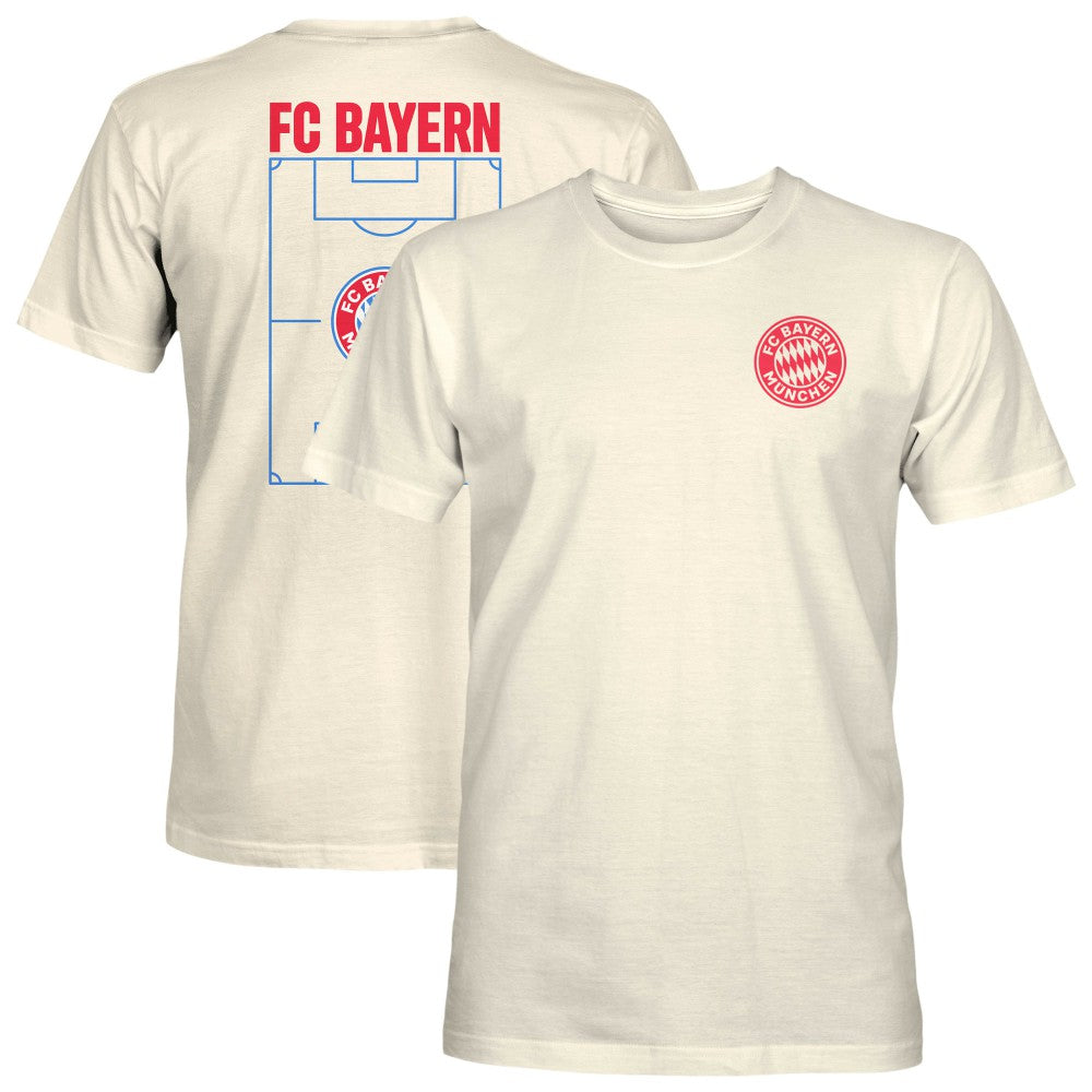 Bayern Munich 1863FC Duo-Tone Stadium Soft Wash T-Shirt - Cream cheap