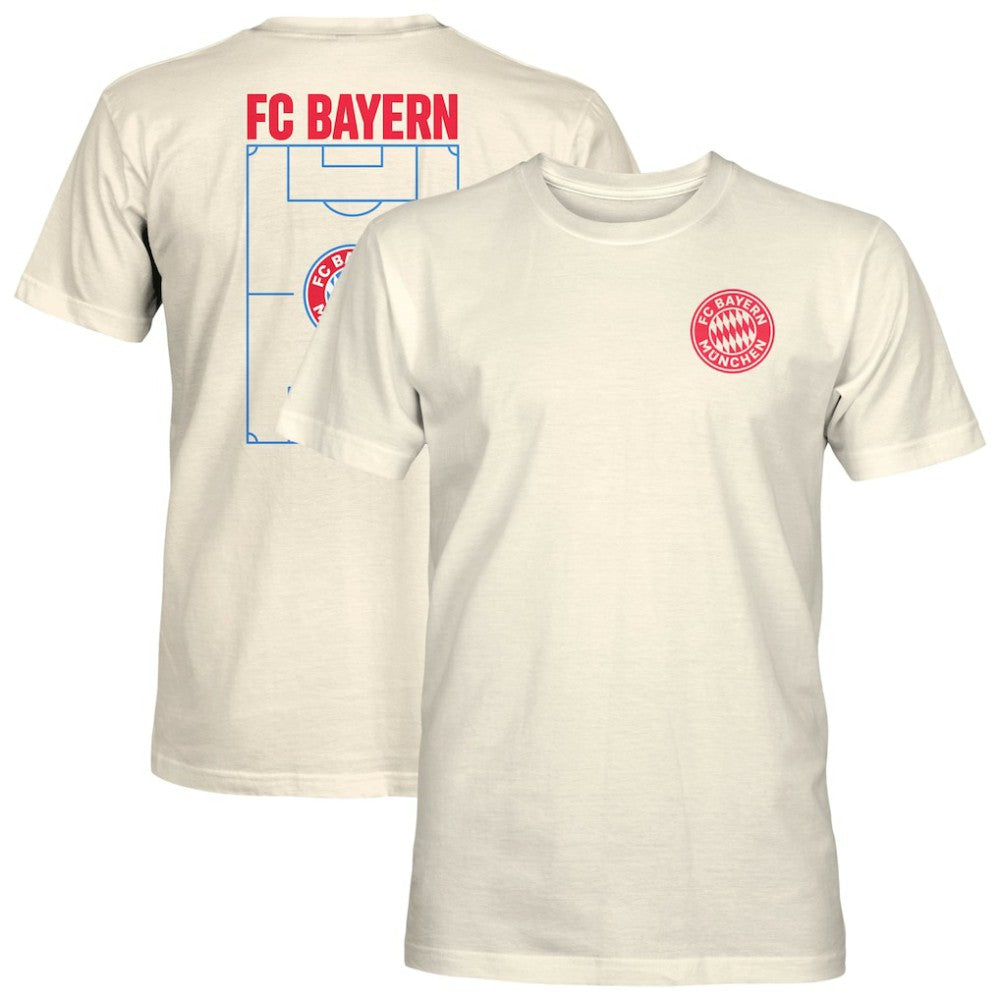 Bayern Munich 1863FC Duo-Tone Stadium Soft Wash T-Shirt - Cream on sale