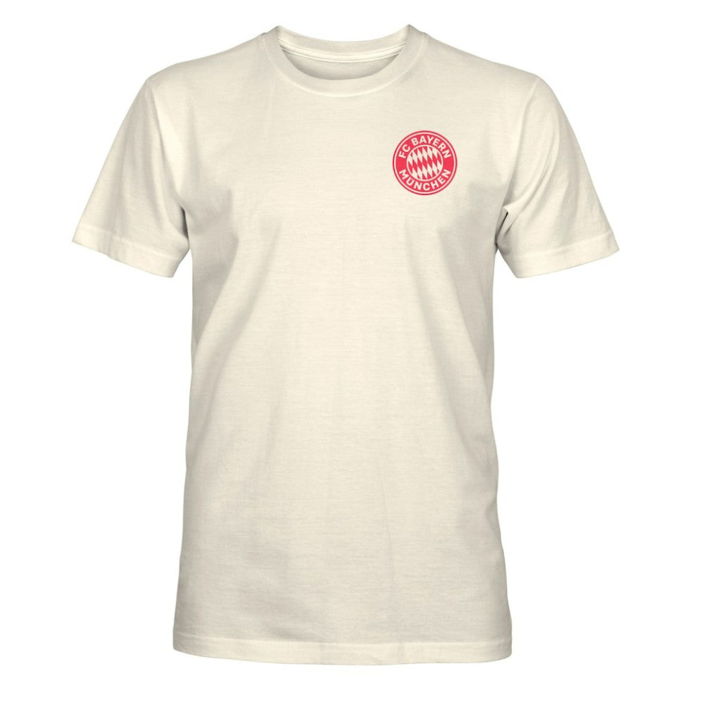 Bayern Munich 1863FC Duo-Tone Stadium Soft Wash T-Shirt - Cream on sale