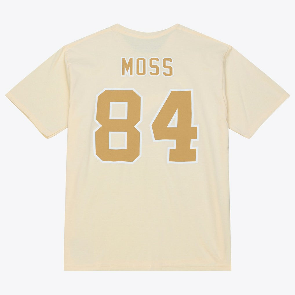 Randy Moss Minnesota Vikings Sandman Name & Number T-Shirt - Cream sale