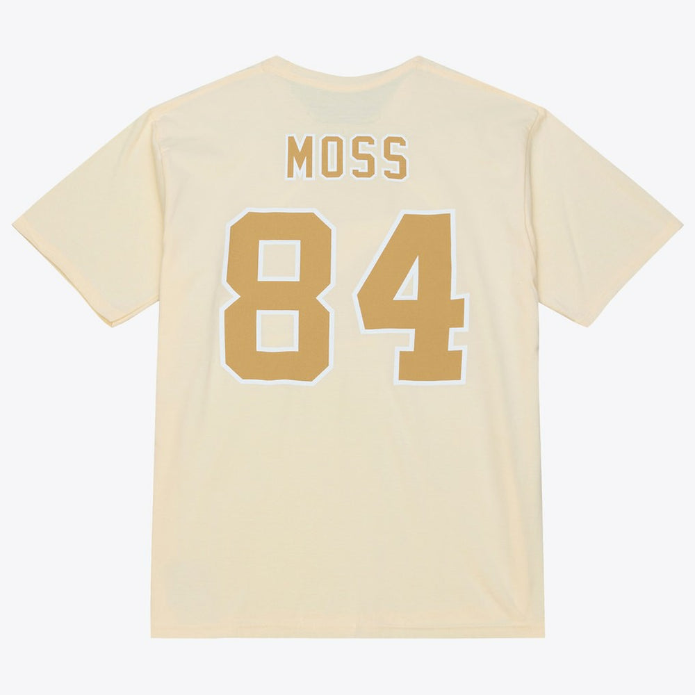Randy Moss Minnesota Vikings Sandman Name & Number T-Shirt - Cream sale