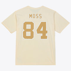 Randy Moss Minnesota Vikings Sandman Name & Number T-Shirt - Cream sale