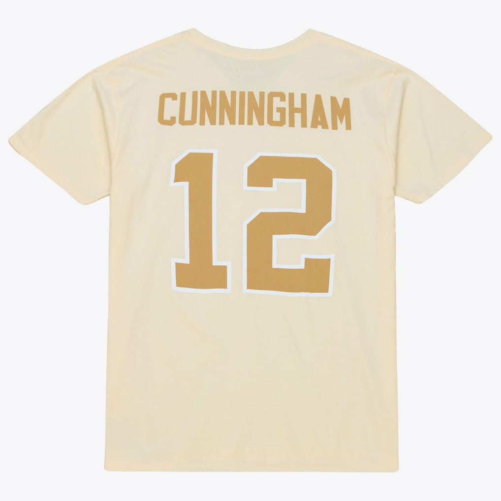 Randall Cunningham Philadelphia Eagles Sandman Name & Number T-Shirt - Cream for sale
