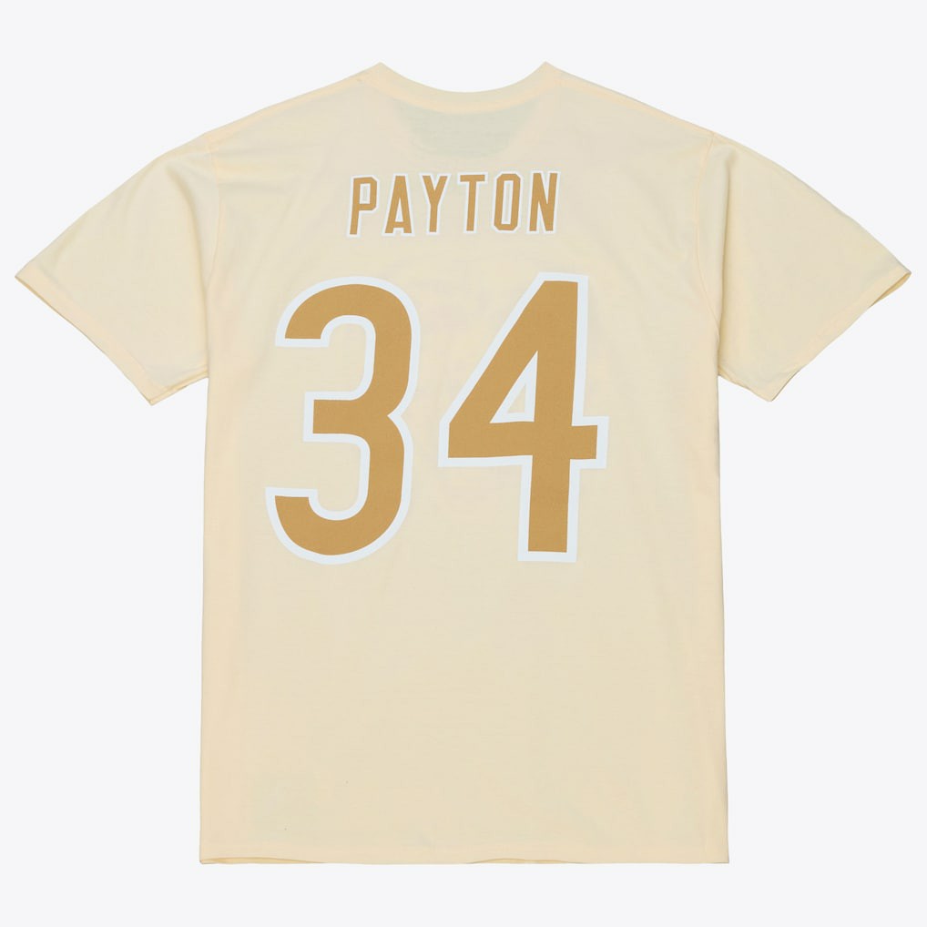 Walter Payton Chicago Bears Sandman Name & Number T-Shirt - Cream outlet
