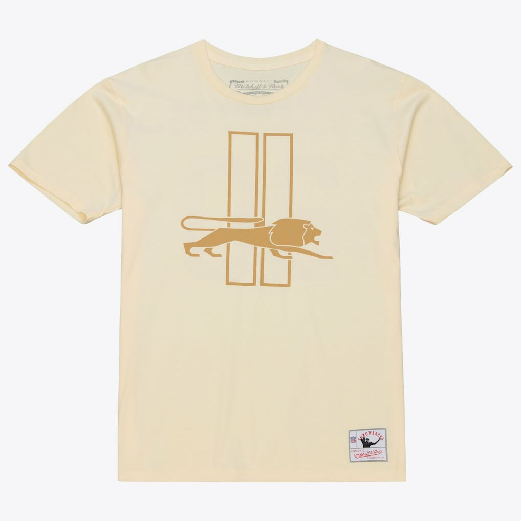 Barry Sanders Detroit Lions Sandman Name & Number T-Shirt - Cream cheap