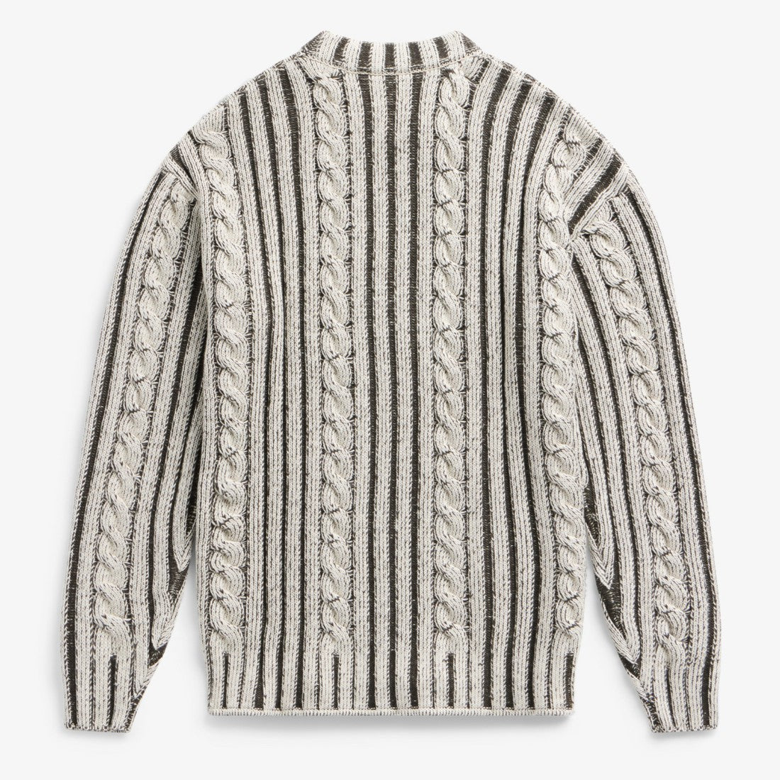 Detroit Lions Off Season x NFL Unisex Cable Knit Sweater - Cream/Gray cheap
