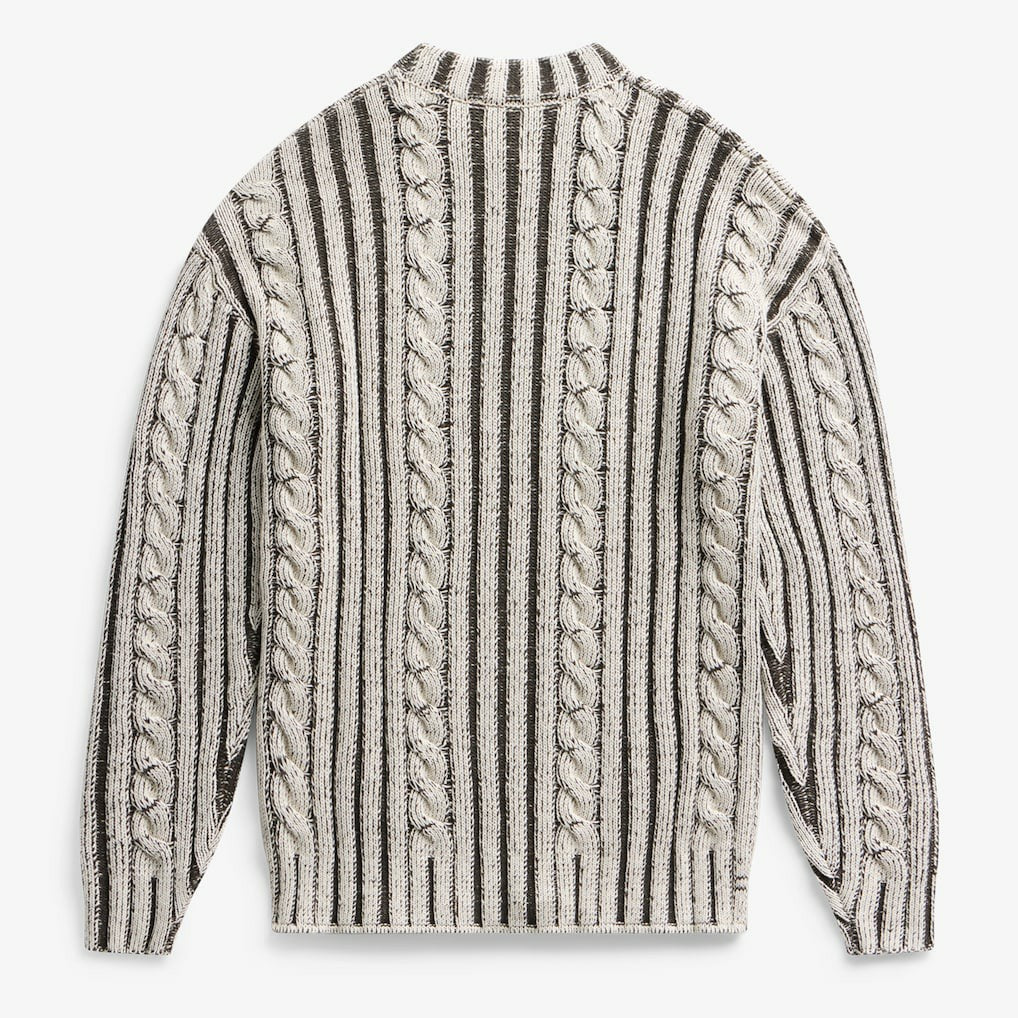 Buffalo Bills Off Season x NFL Unisex Cable Knit Sweater - Cream/Gray online