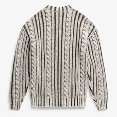 Buffalo Bills Off Season x NFL Unisex Cable Knit Sweater - Cream/Gray online