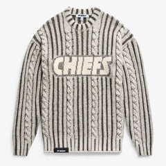 Kansas City Chiefs Off Season x NFL Unisex Cable Knit Sweater - Cream/Gray outlet