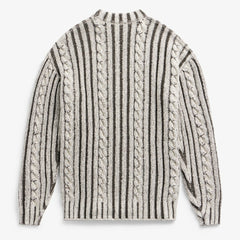 Kansas City Chiefs Off Season x NFL Unisex Cable Knit Sweater - Cream/Gray outlet