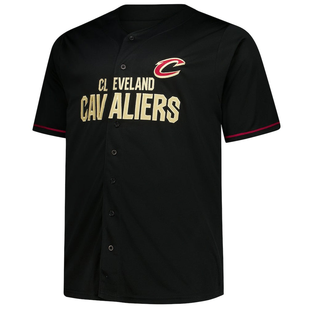 Cleveland Cavaliers Big & Tall Pop Full-Button Jersey sale - Black | Fanatics cheap