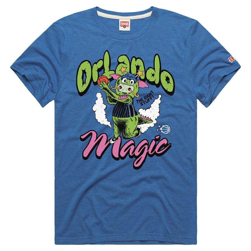 Orlando Magic Homage Unisex The Right Stuff Tri-Blend T-Shirt - Royal discount