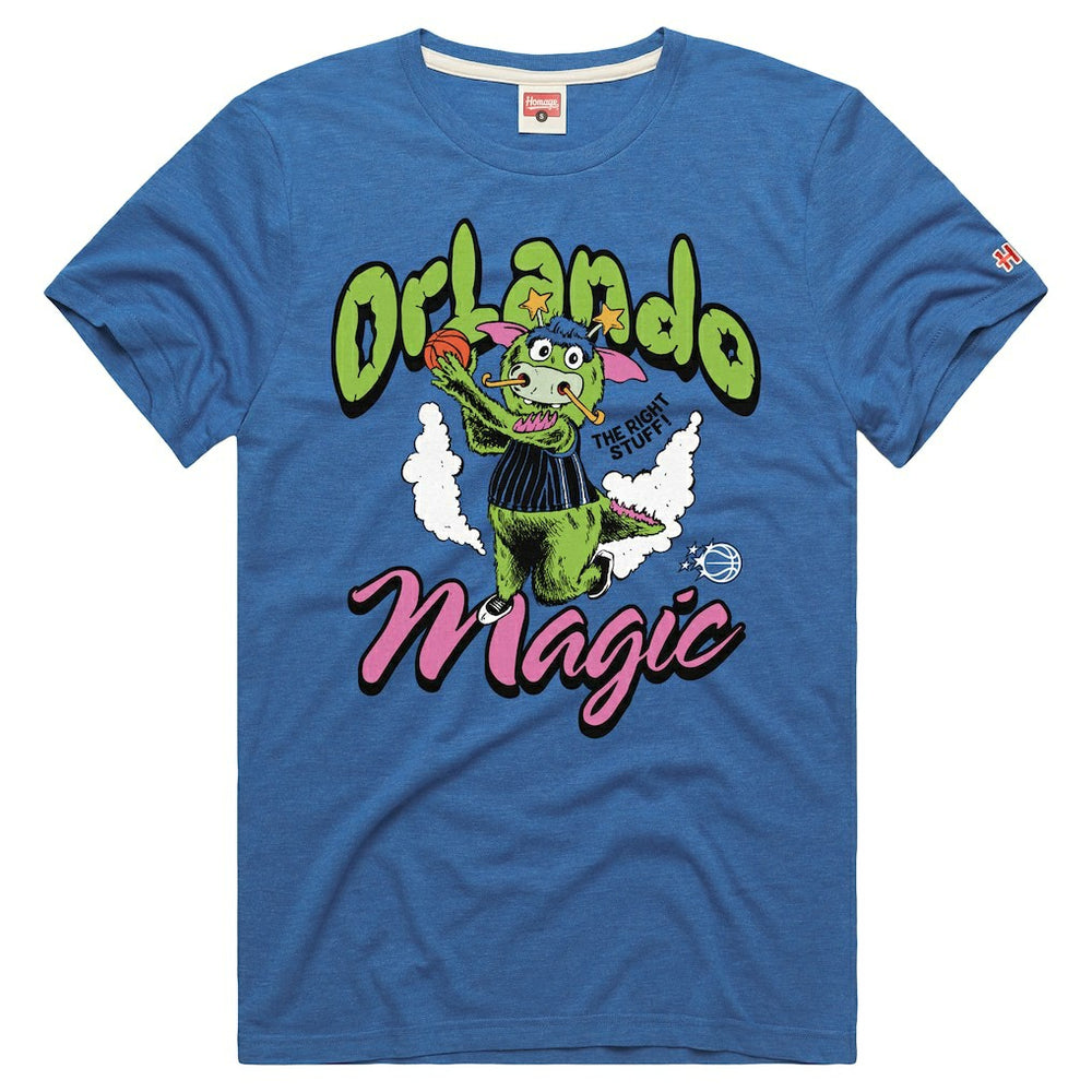 Orlando Magic Homage Unisex The Right Stuff Tri-Blend T-Shirt - Royal discount