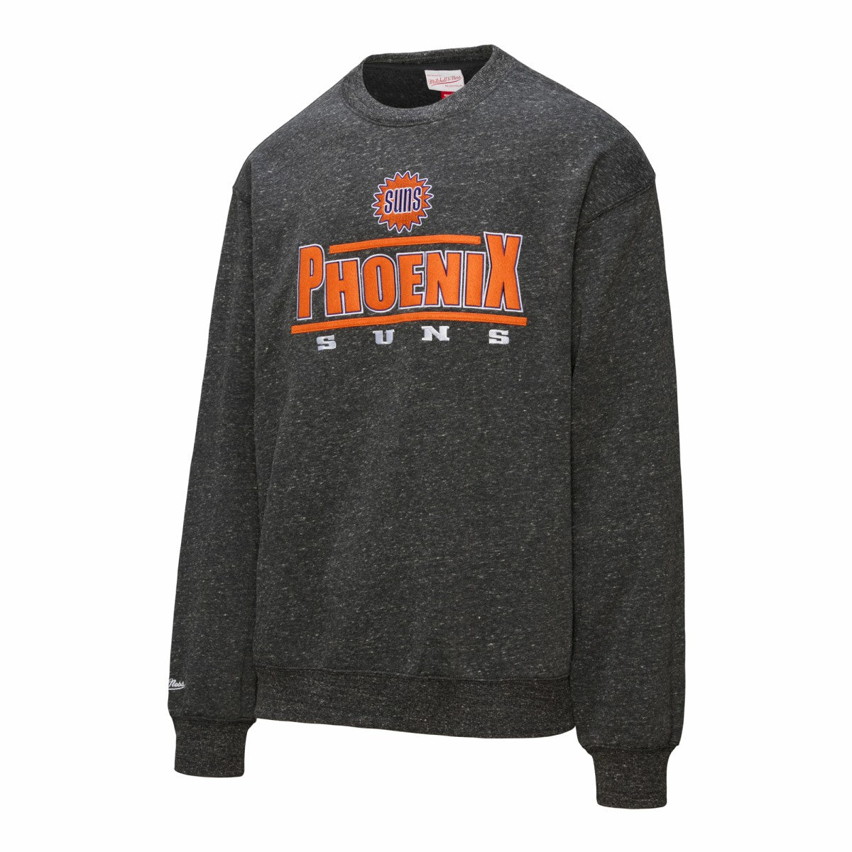 Phoenix Suns Throw It Back Fleece Sweatshirt - Black | Mitchell & Ness for sale