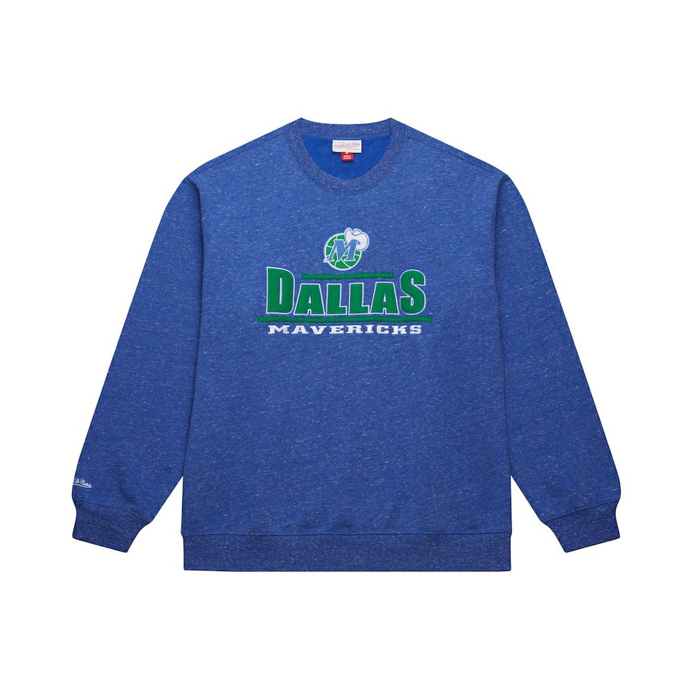 Dallas Mavericks Throw It Back Fleece Sweatshirt sale - Navy | Mitchell & Ness outlet
