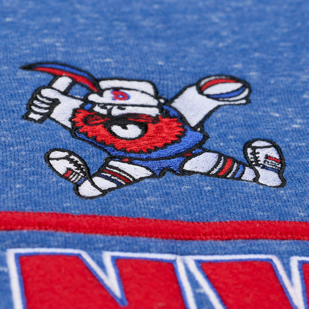 Denver Nuggets Throw It Back Fleece Sweatshirt sale - Royal | Mitchell & Ness for sale