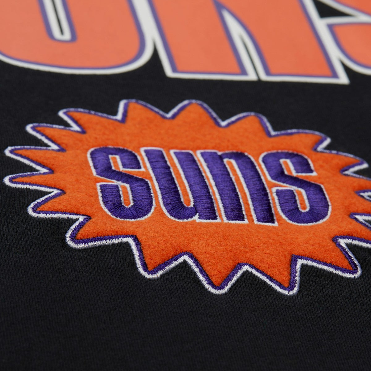 Phoenix Suns Hardwood Classics Throw It Back Premium T-Shirt - Black | Mitchell & Ness online