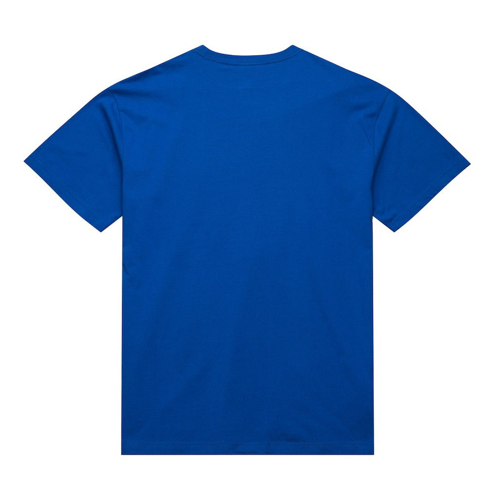 New York Knicks Hardwood Classics Throw It Back Premium T-Shirt - Blue | Mitchell & Ness shop