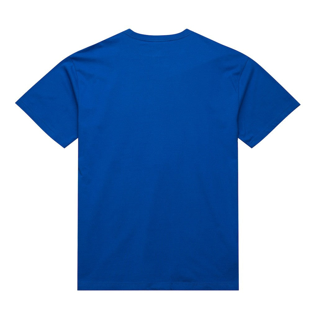 Philadelphia 76ers Hardwood Classics Throw It Back Premium T-Shirt - Royal | Mitchell & Ness outlet