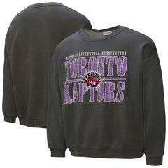 Toronto Raptors NBA Downtown Collection Fleece Sweatshirt - Black | Mitchell & Ness discount