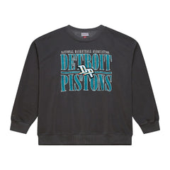 Detroit Pistons NBA Downtown Collection Fleece Sweatshirt sale - Black | Mitchell & Ness online