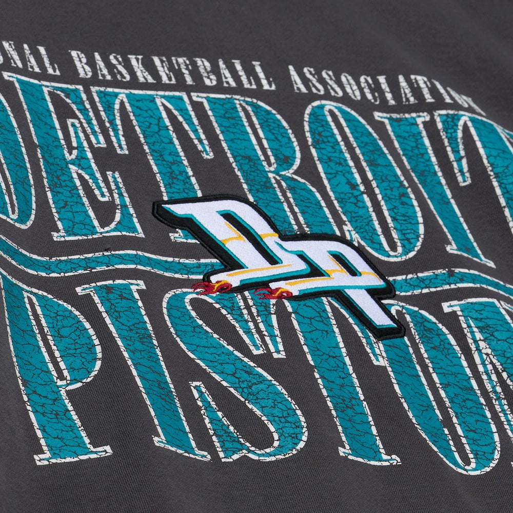 Detroit Pistons NBA Downtown Collection Fleece Sweatshirt sale - Black | Mitchell & Ness online