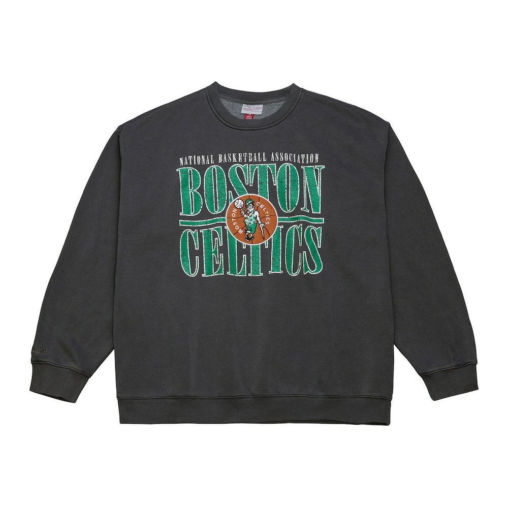 Boston Celtics NBA Downtown Collection Fleece Sweatshirt - Black | Mitchell & Ness sale