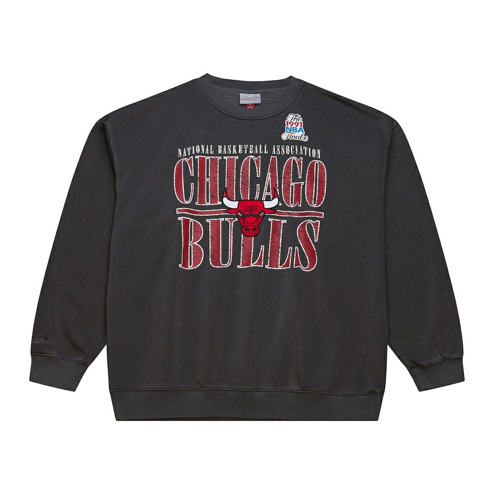 Chicago Bulls NBA Downtown Collection Fleece Sweatshirt sale - Black | Mitchell & Ness sale