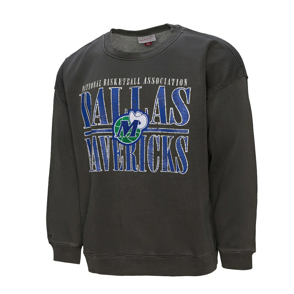 Dallas Mavericks NBA Downtown Collection Fleece Sweatshirt sale - Black | Mitchell & Ness for sale