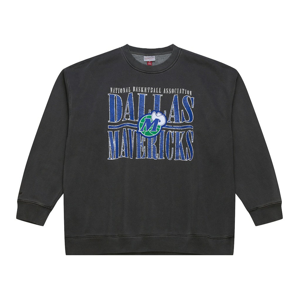 Dallas Mavericks NBA Downtown Collection Fleece Sweatshirt sale - Black | Mitchell & Ness for sale