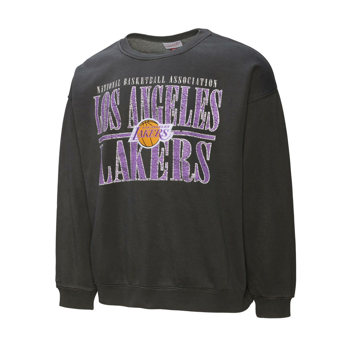 Los Angeles Lakers NBA Downtown Collection Fleece Sweatshirt - Black | Mitchell & Ness cheap