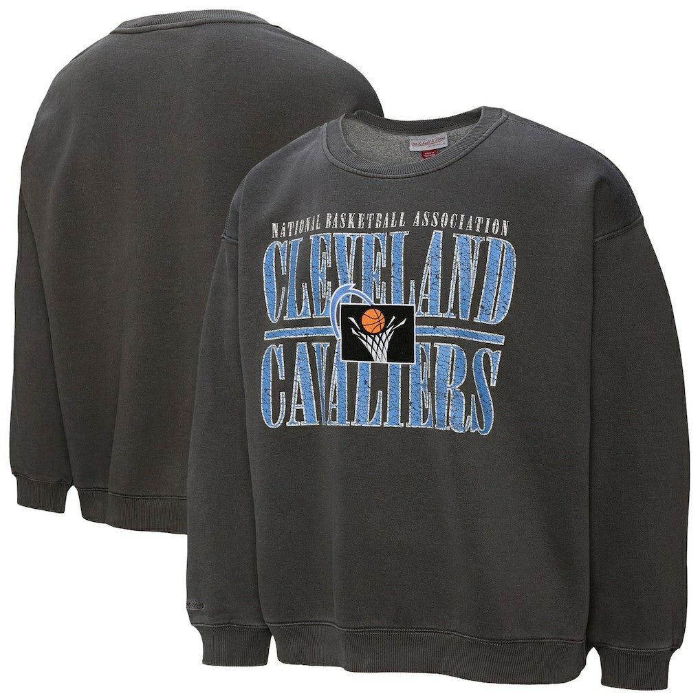 Cleveland Cavaliers NBA Downtown Collection Fleece Sweatshirt sale - Black | Mitchell & Ness on sale