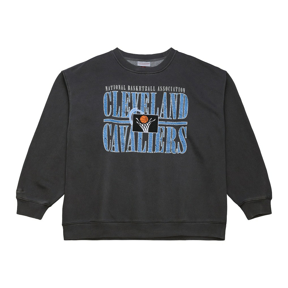 Cleveland Cavaliers NBA Downtown Collection Fleece Sweatshirt sale - Black | Mitchell & Ness on sale
