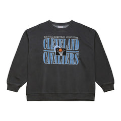Cleveland Cavaliers NBA Downtown Collection Fleece Sweatshirt sale - Black | Mitchell & Ness on sale