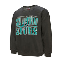 San Antonio Spurs NBA Downtown Collection Fleece Sweatshirt - Black | Mitchell & Ness discount