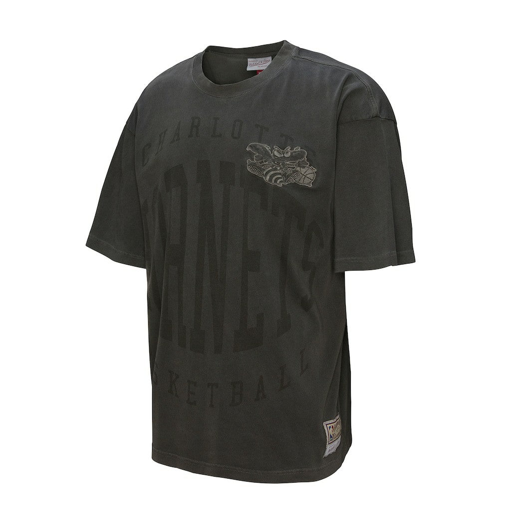 Charlotte Hornets Downtown Collection Premium T-Shirt - Black | Mitchell & Ness sale