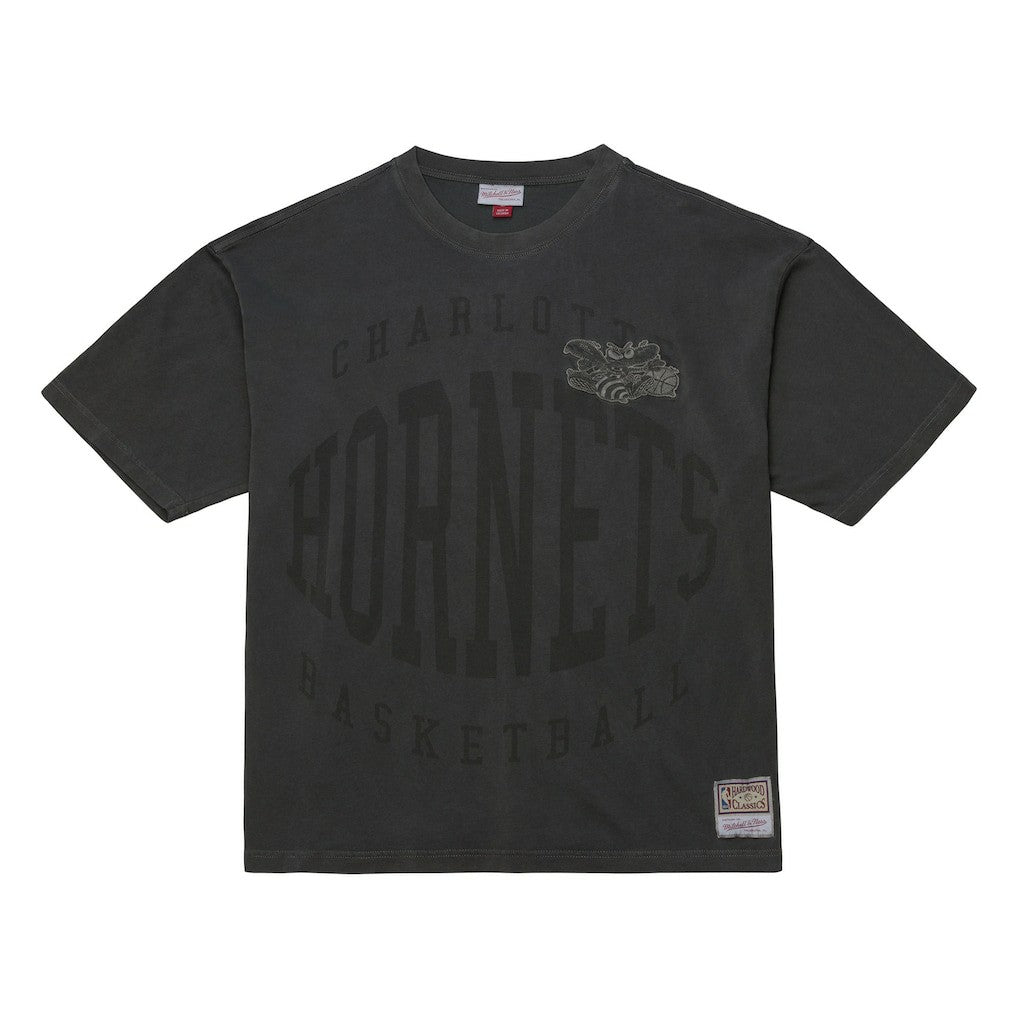 Charlotte Hornets Downtown Collection Premium T-Shirt - Black | Mitchell & Ness sale