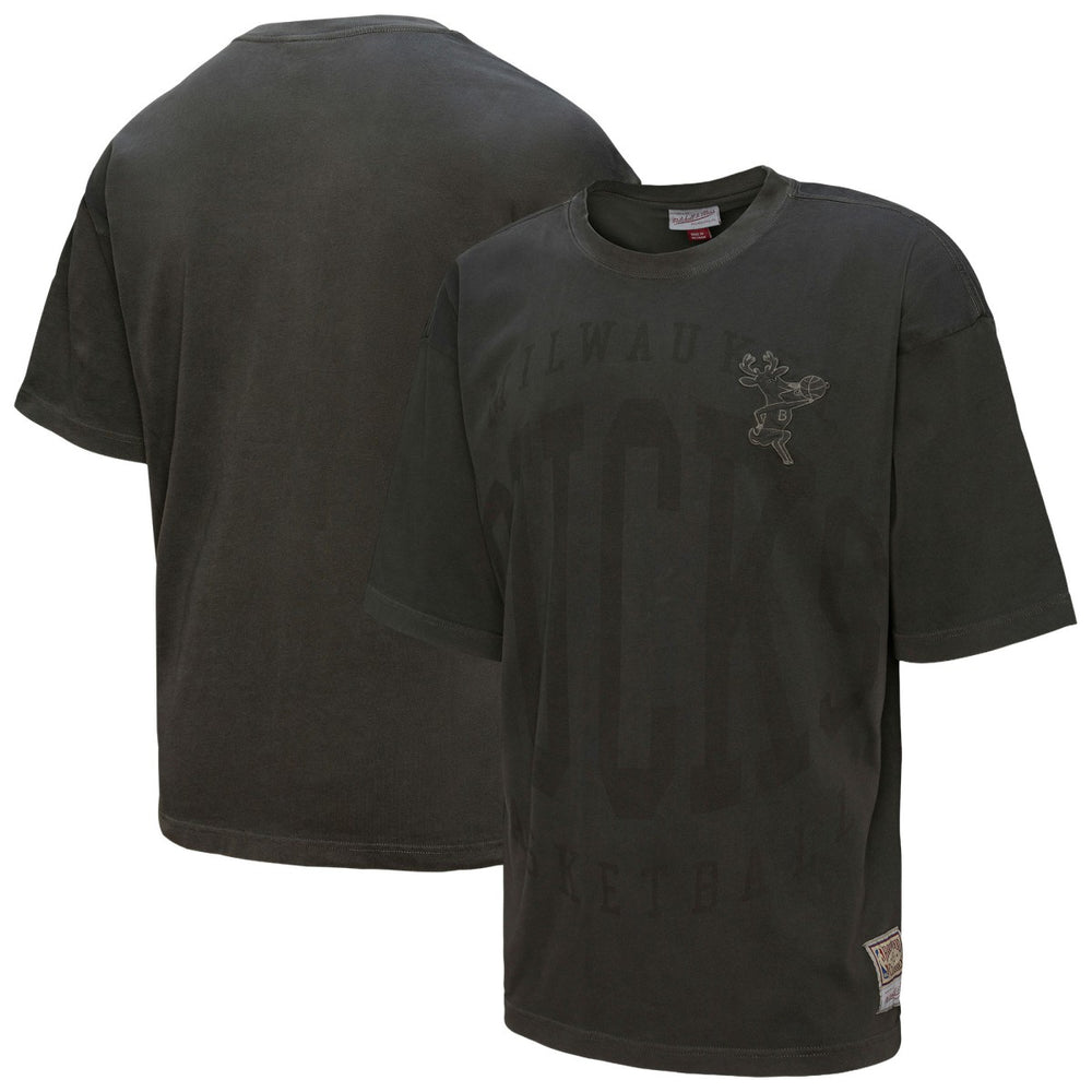 Milwaukee Bucks Downtown Collection Premium T-Shirt - Black | Mitchell & Ness sale