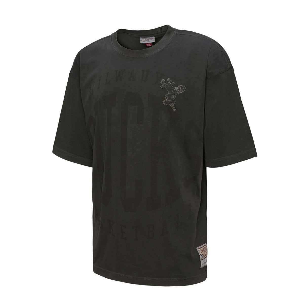 Milwaukee Bucks Downtown Collection Premium T-Shirt - Black | Mitchell & Ness sale