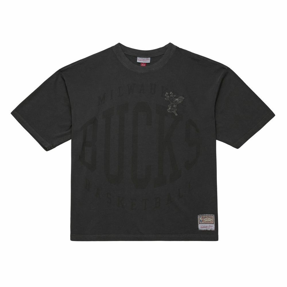 Milwaukee Bucks Downtown Collection Premium T-Shirt - Black | Mitchell & Ness sale
