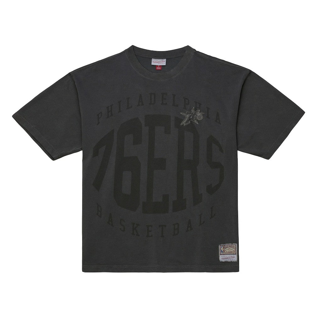 Philadelphia 76ers Downtown Collection Premium T-Shirt - Black | Mitchell & Ness sale