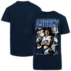 Brandon Aubrey Dallas Cowboys Youth Collage T-Shirt - Navy sale