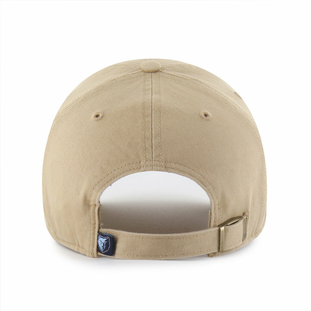 Memphis Grizzlies '47 Logo Clean Up Adjustable Hat - Khaki | 47 brand outlet