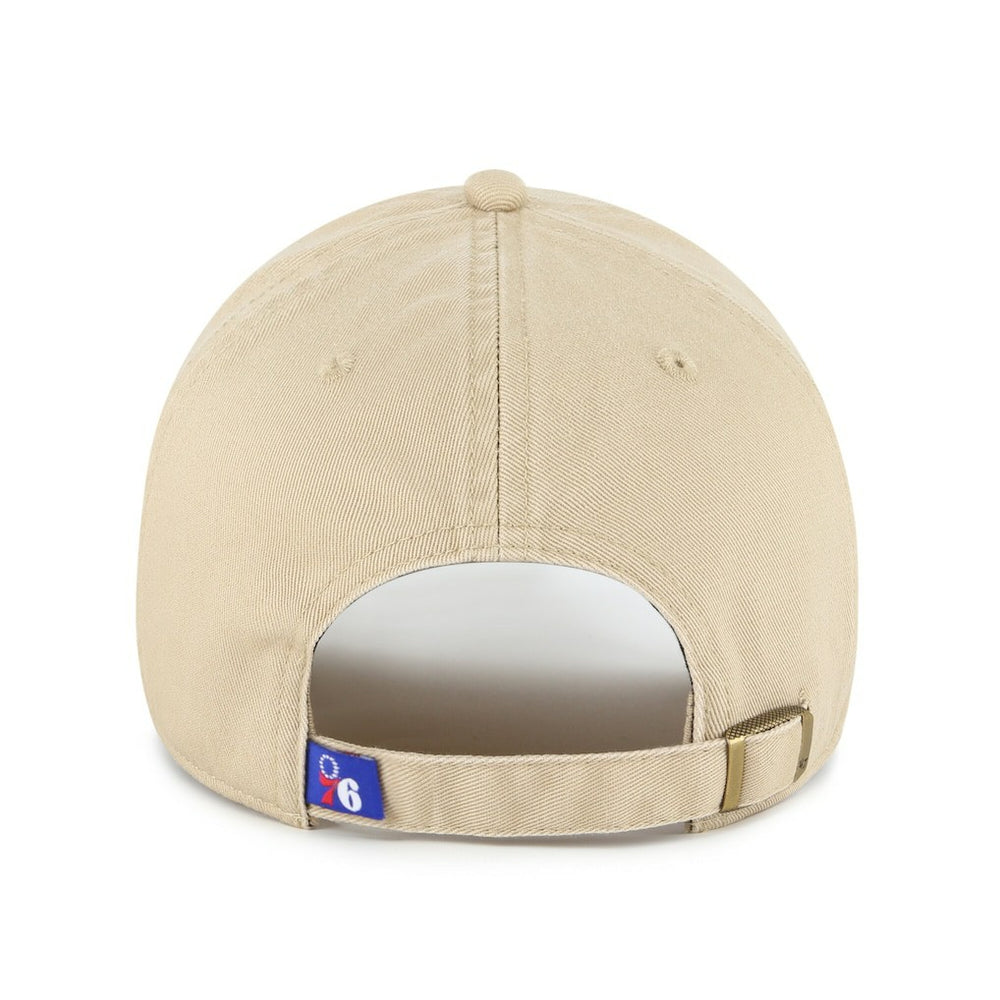 Philadelphia 76ers '47 Logo Clean Up Adjustable Hat - Khaki | 47 brand outlet