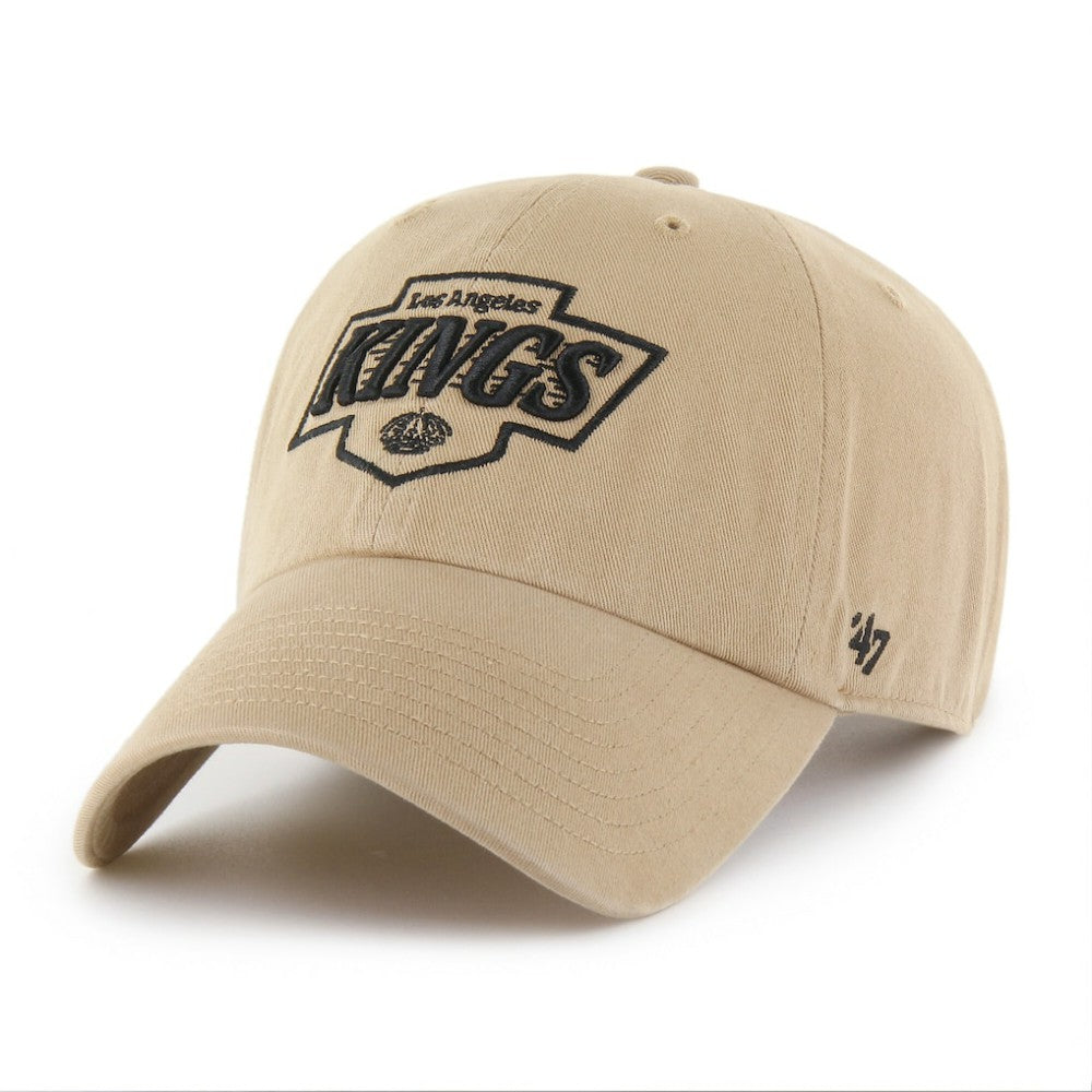 Los Angeles Kings '47 Logo Clean Up Adjustable Hat Khaki