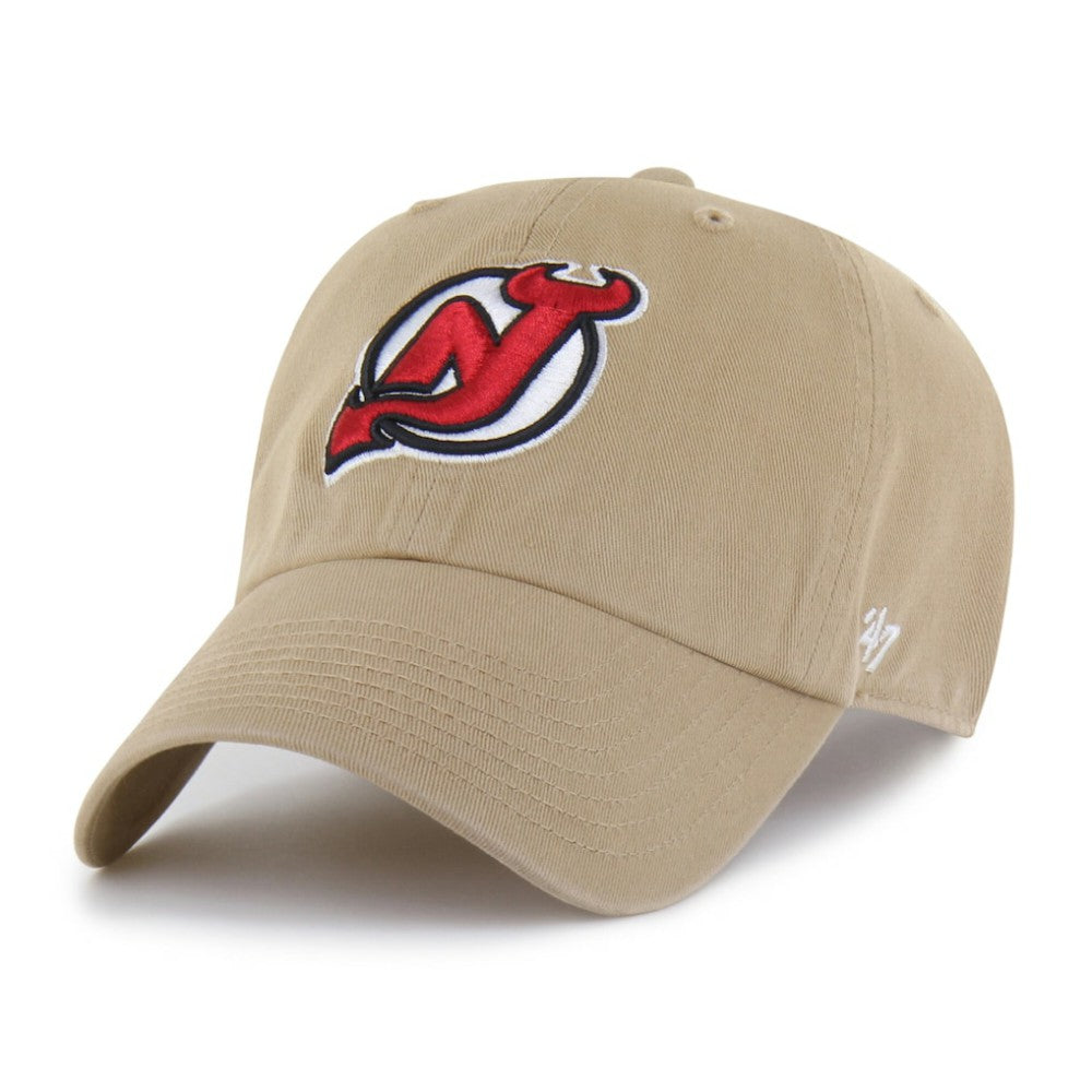 New Jersey Devils '47 Logo Clean Up Adjustable Hat Khaki
